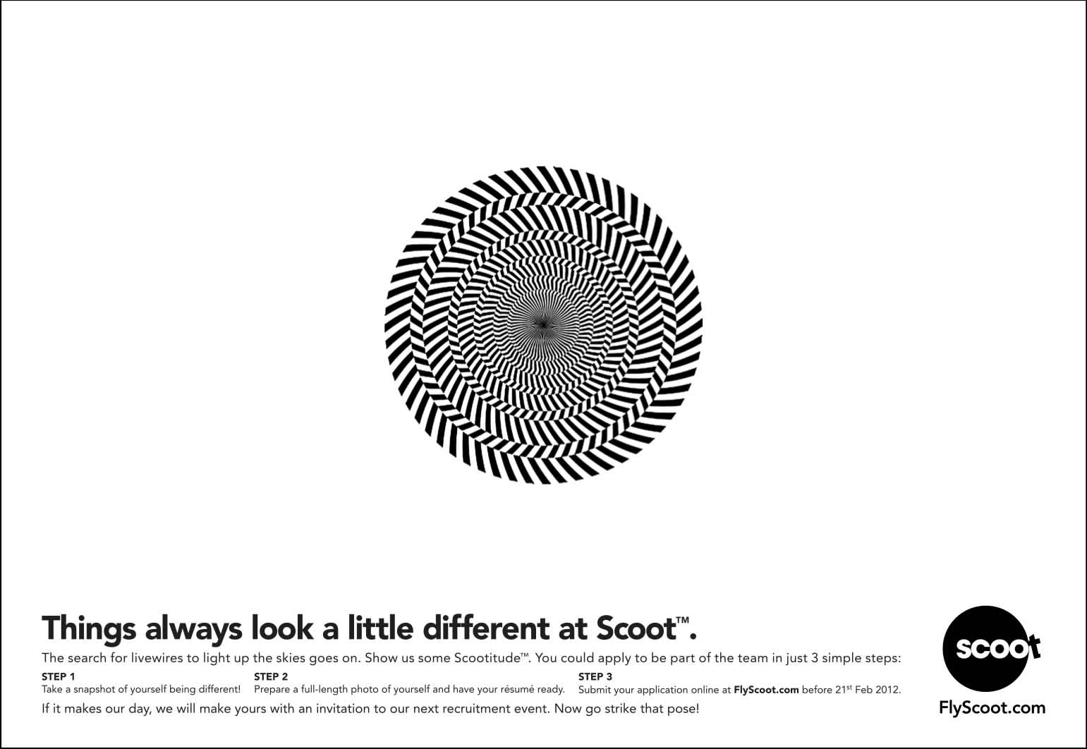 Sparkfury Portfolio - Scoot recruitment advertising campaign