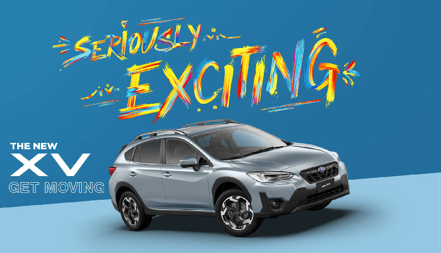 Subaru website design, Subaru XV Get Moving, BRZ Unleash Your Desire